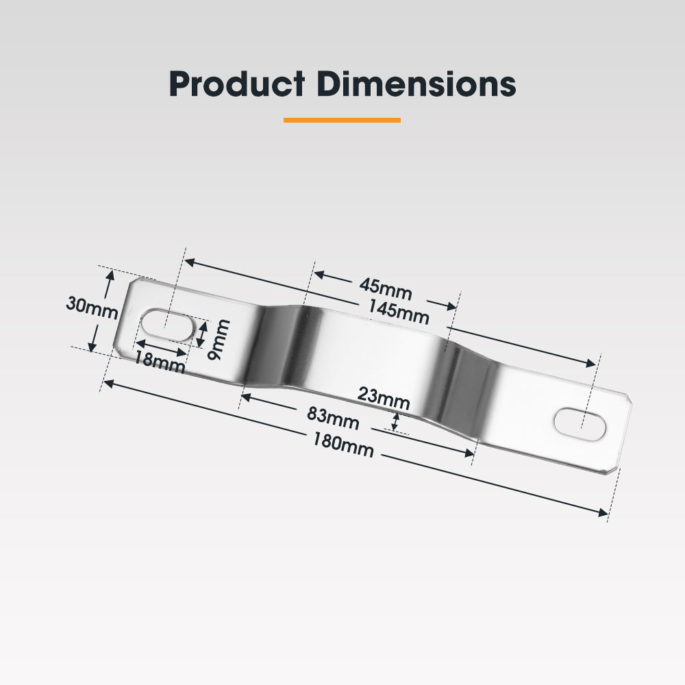 Pair of Replacement Brackets Fit San Hima Kalbarri X/Gen2/Lite Gen2/Side Gen2, Gibb, Jervis & Jervis Pro Roof Tent