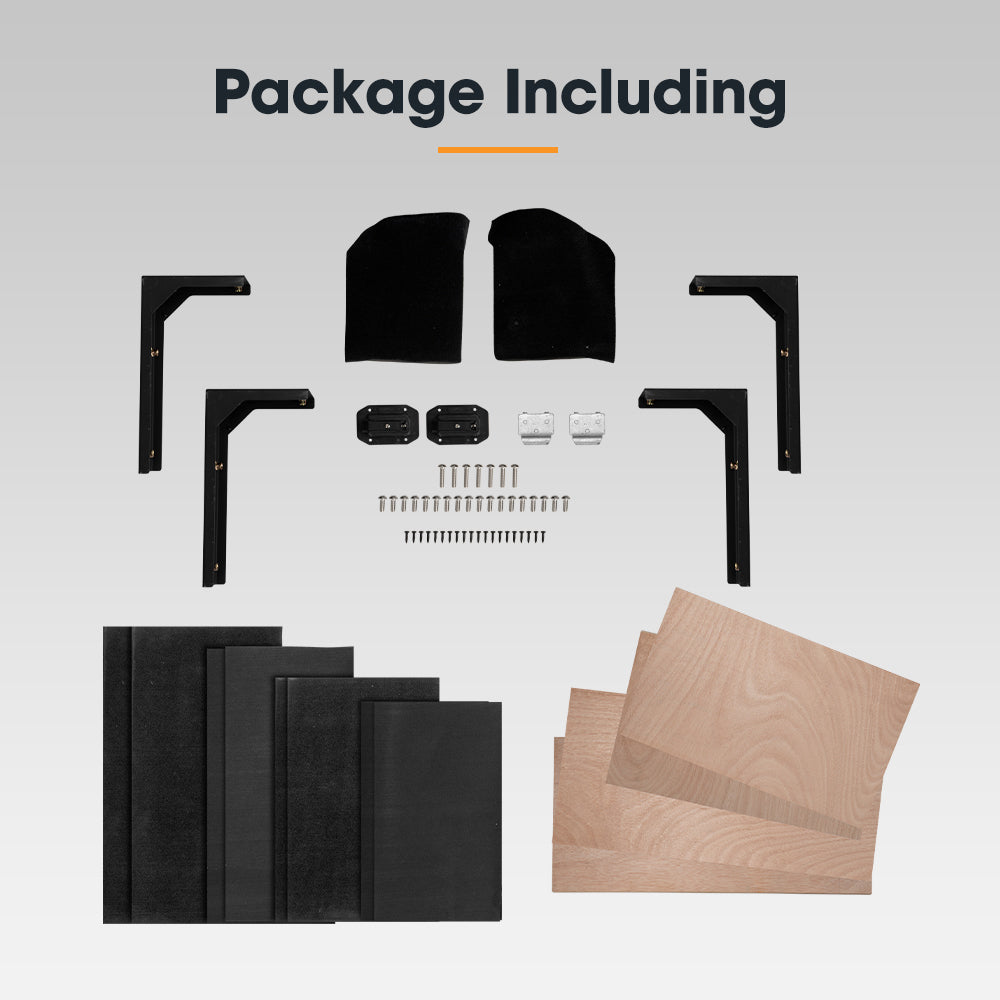 San Hima Universal Drawer Wing Kit Full DIY Kit For 1300mm 4WD Rear Drawer