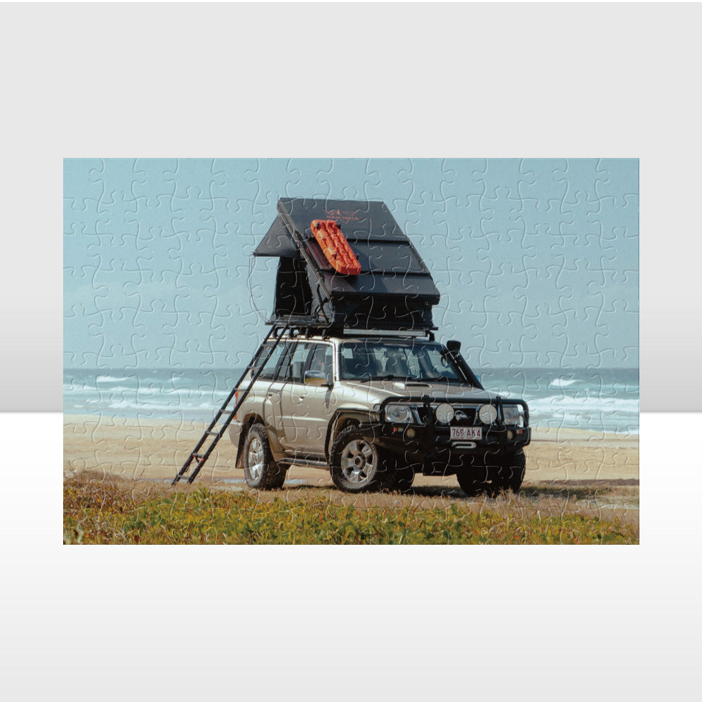 San Hima 150pcs Jigsaw Puzzle Camping Rooftop Tent Puzzles Fit Adult 41x27.5cm