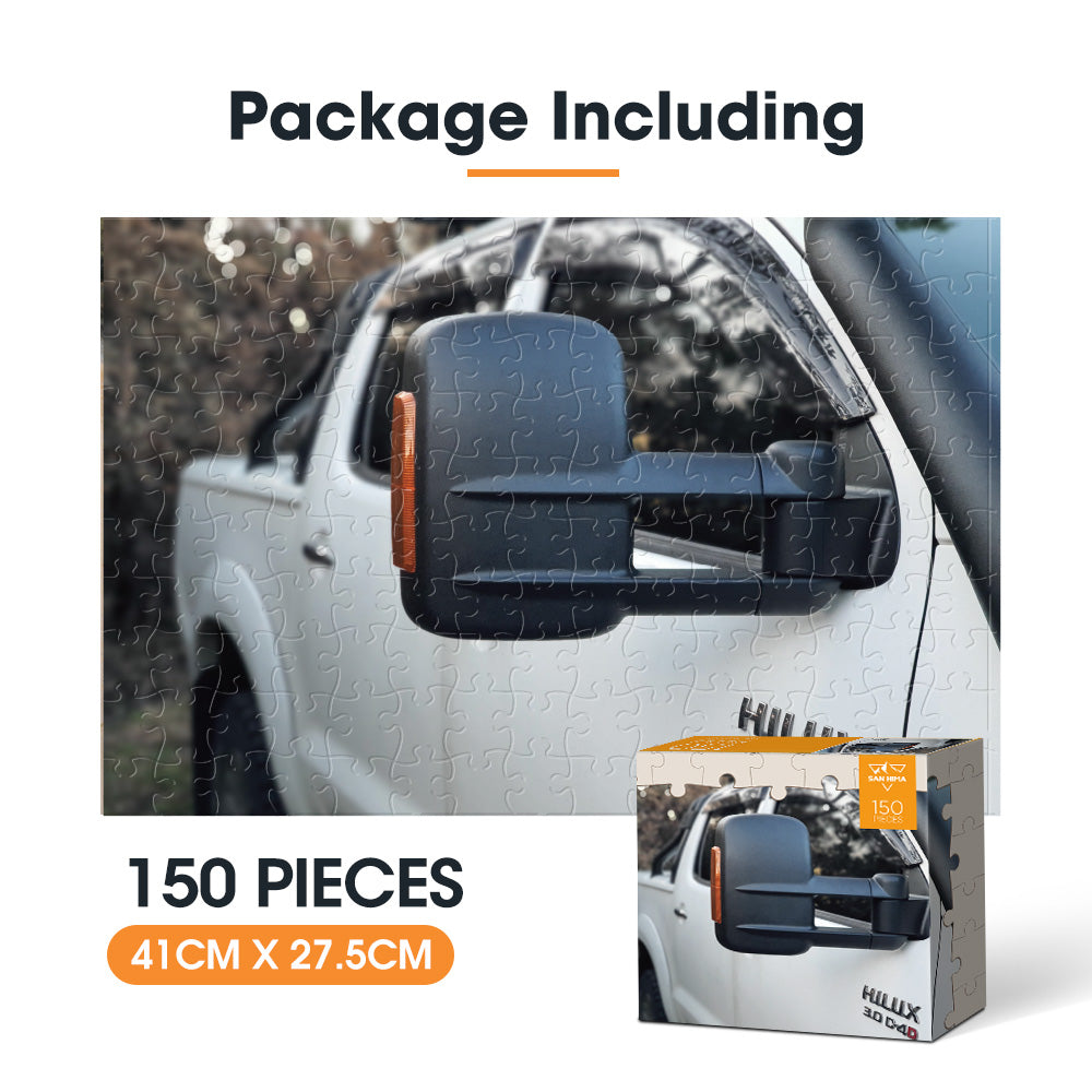 San Hima 150pcs Jigsaw Puzzle Towing Mirror Puzzles Fit Adult 41x27.5cm