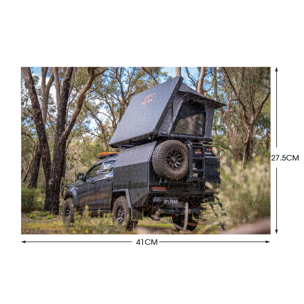 San Hima 150pcs Jigsaw Puzzle Outdoor Rooftop Tent Puzzles Fit Adult 41x27.5cm