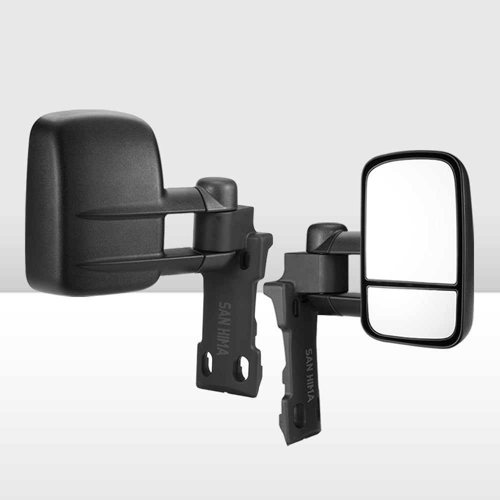 SAN HIMA Extendable Towing Mirrors Gen1 Pair For Toyota Landcruiser 70-79 1984-Current