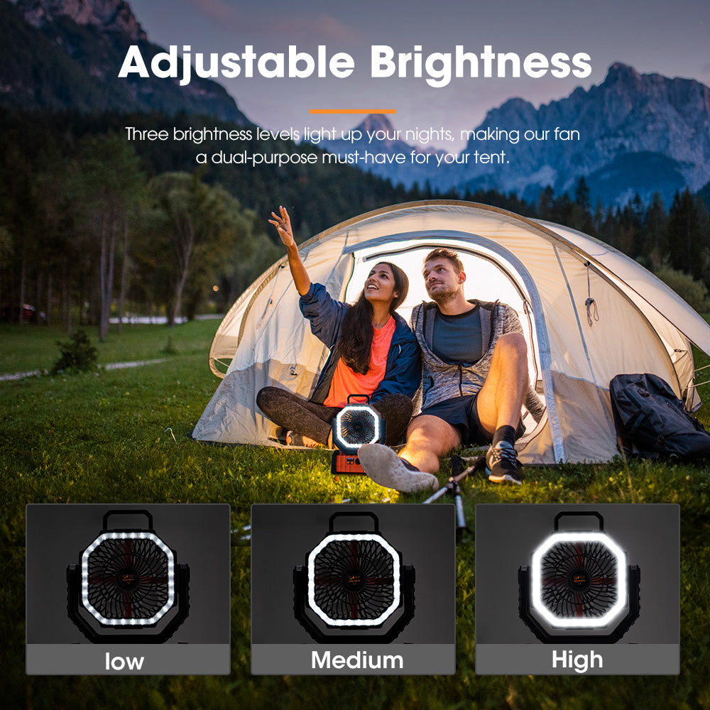 fan for camping in tent