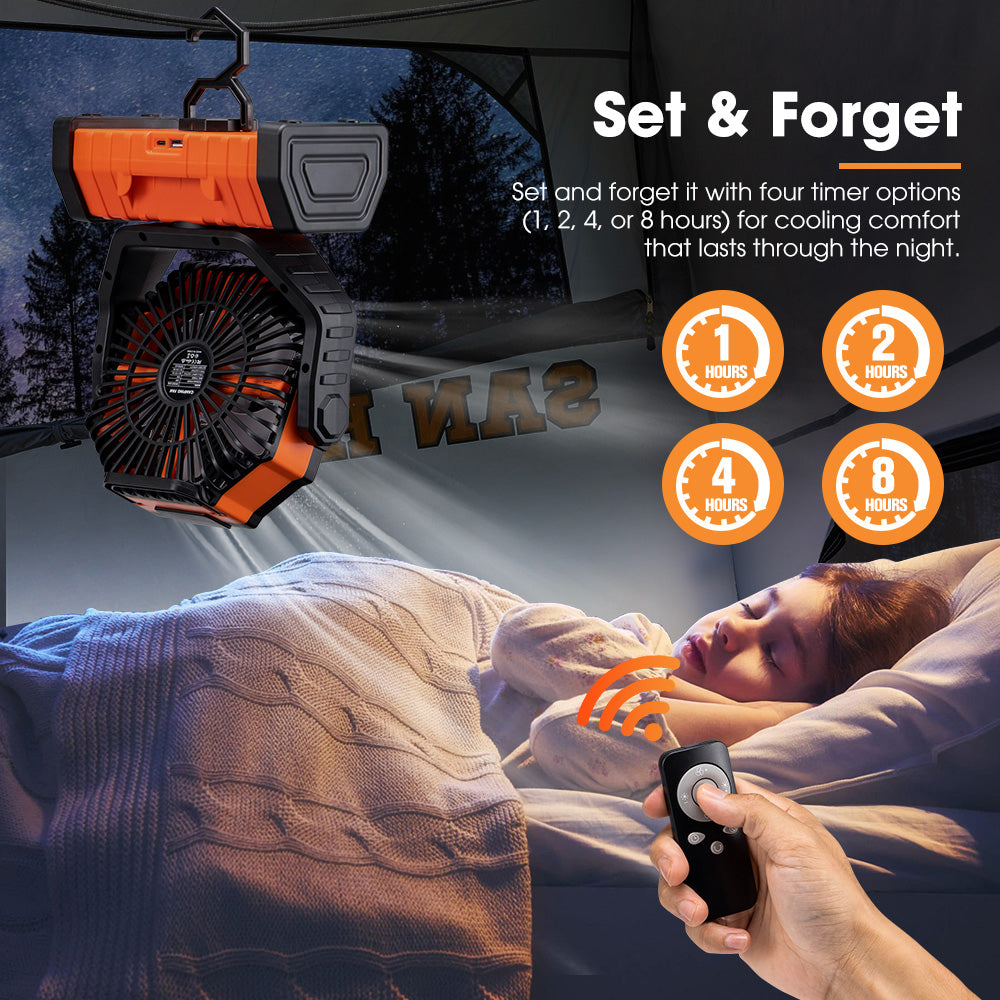 Rechargeable tent fan cheap