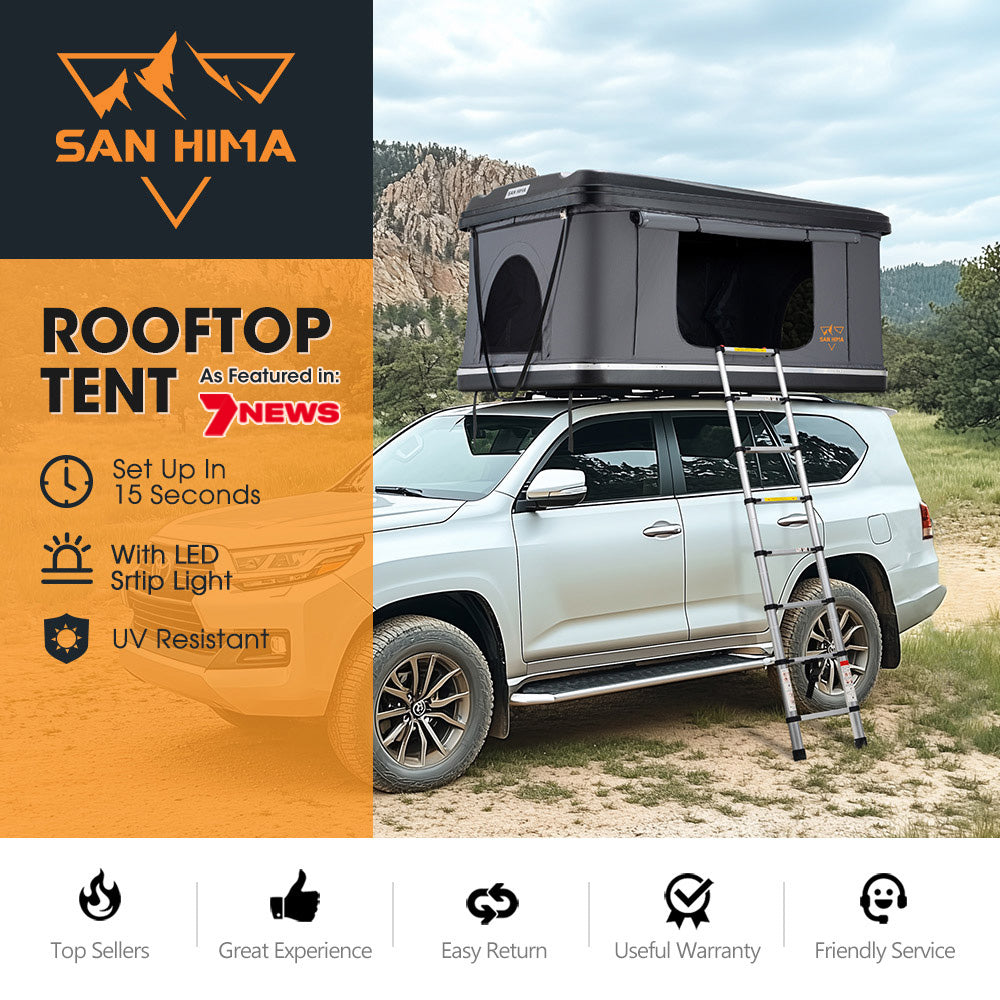 rooftop tents australia San Hima Jervis Loft Rooftop Tent Pop Up Hardshell With Ladder Waterpr