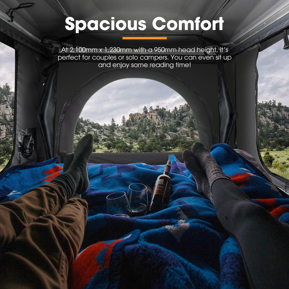 jeep roof tent inside San Hima Jervis Loft Rooftop Tent Pop Up Hardshell With Ladder Waterpr