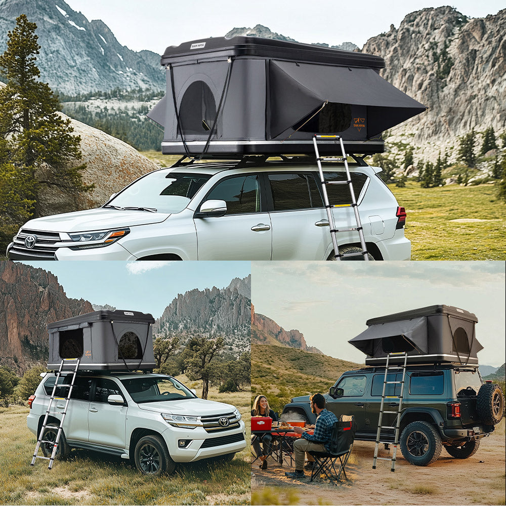 rooftop pop up tent San Hima Jervis Loft Rooftop Tent Pop Up Hardshell With Ladder Waterpr