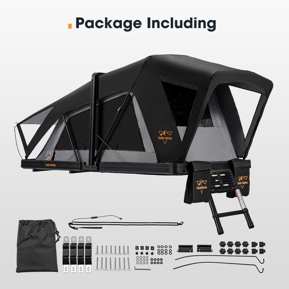 San Hima CapeTop Rooftop Tent Hardshell With Ladder Outdoor Camping 4WD 4x4
