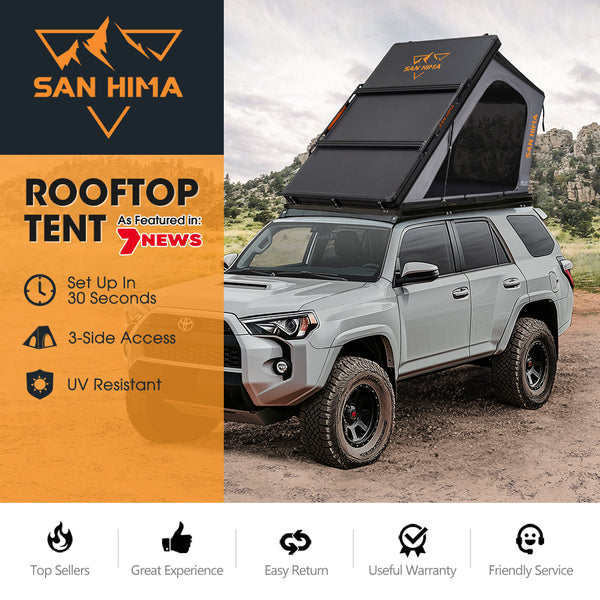 San Hima Kalbarri Gen 2 Rooftop Tent Hardshell With Ladder Camping 4WD