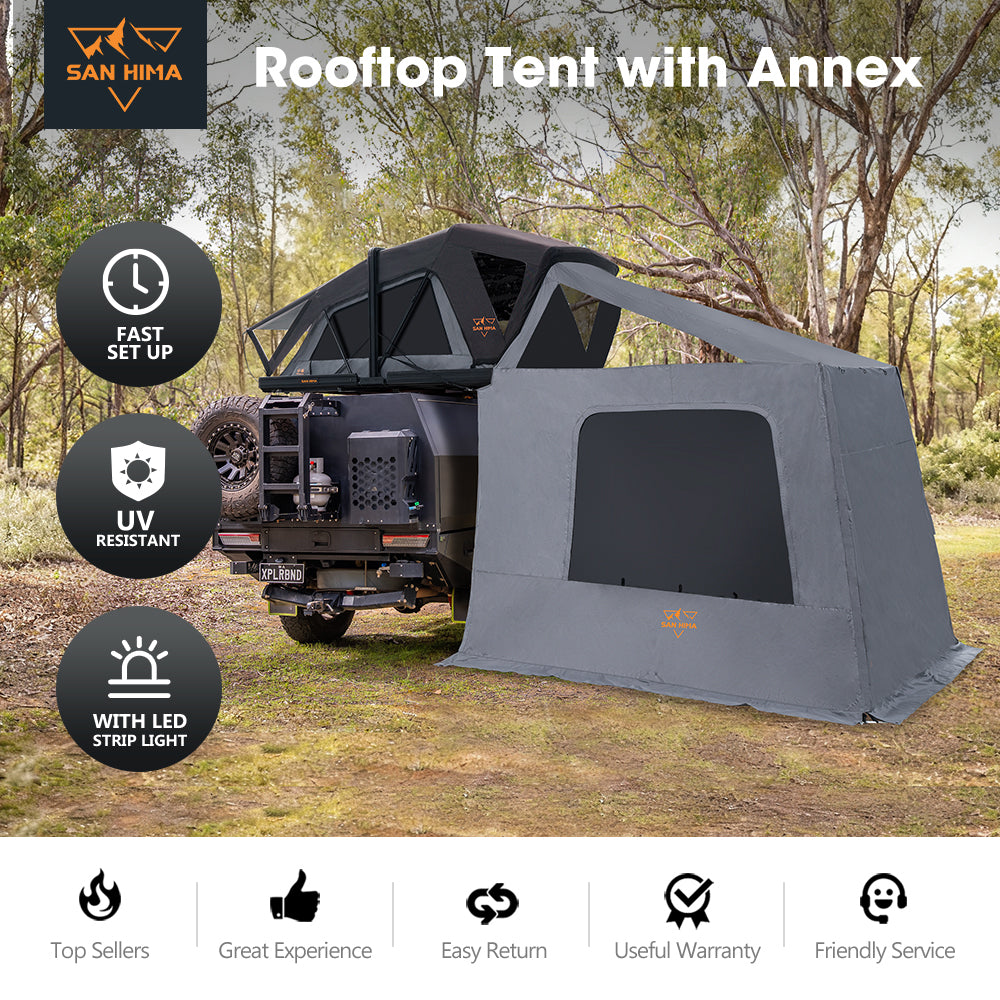 roof top tent with annex San Hima CapeTop Rooftop Tent & Annex Extension Outdoor Camping Waterp