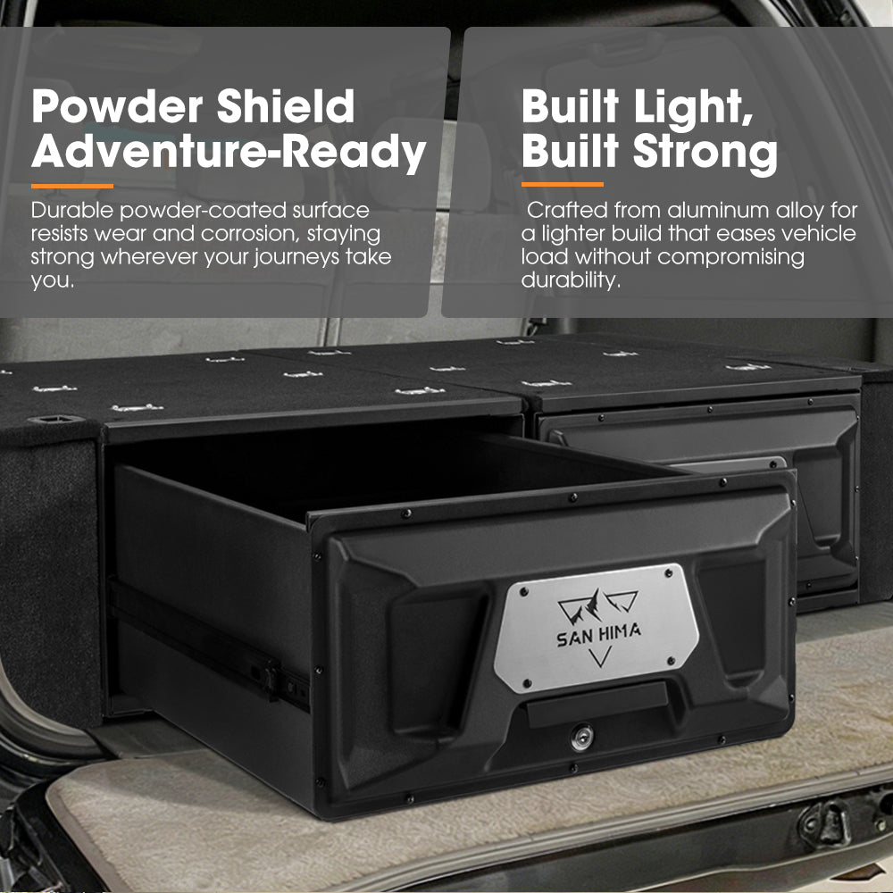 San Hima Lightweight 2X 1300mm 4WD Rear Drawer System Universal DIY