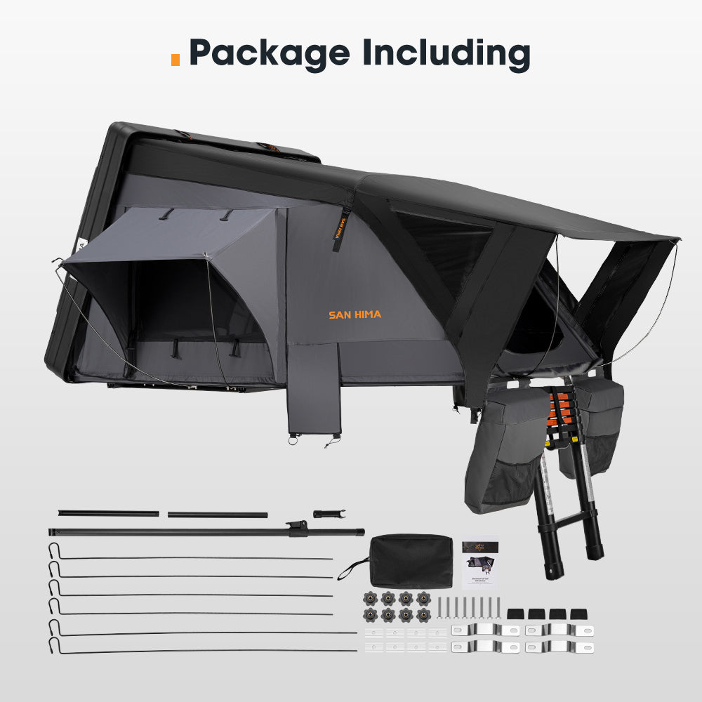 San Hima Jervis Rooftop Tent Hardshell With Ladder Camping 4WD 4x4