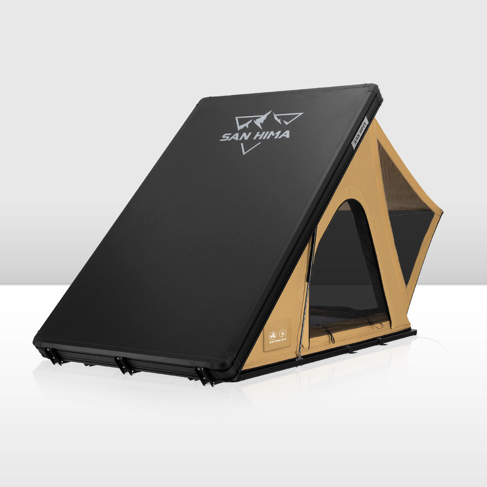 San Hima Kalbarri Lite Gen 2 Rooftop Tent With Ladder Khaki Camping 4WD 4x4