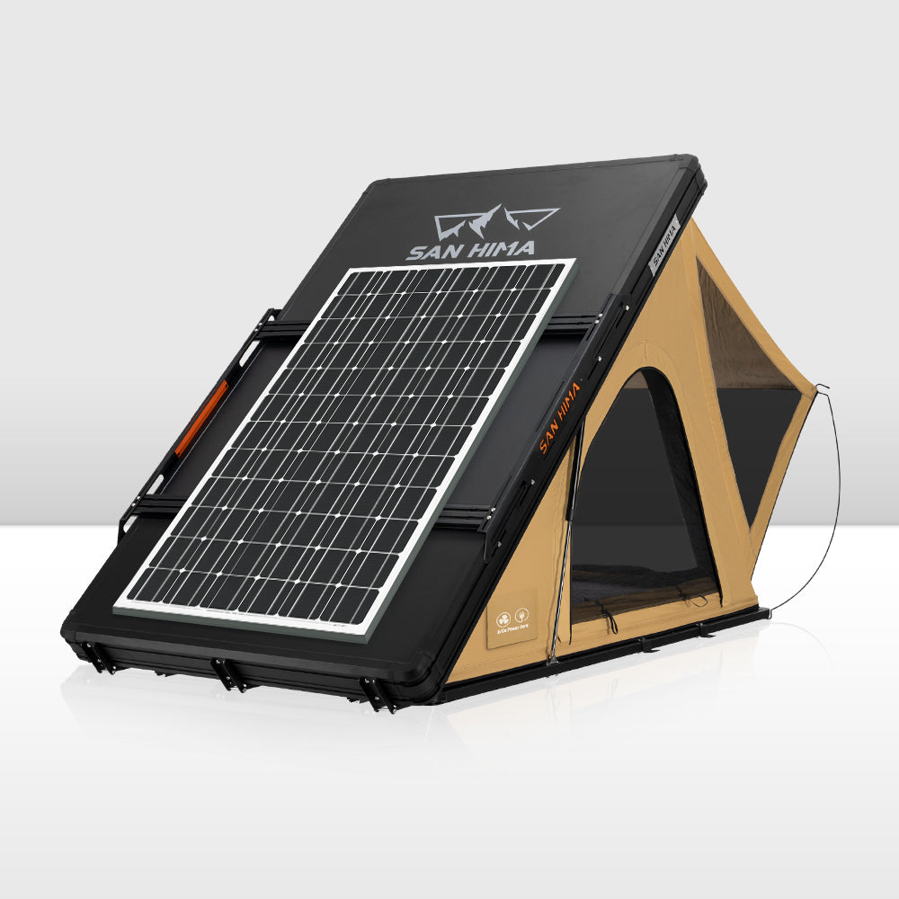 San Hima Kalbarri Lite Gen 2 Rooftop Tent + Rack & Ladder + 250W Solar Panel
