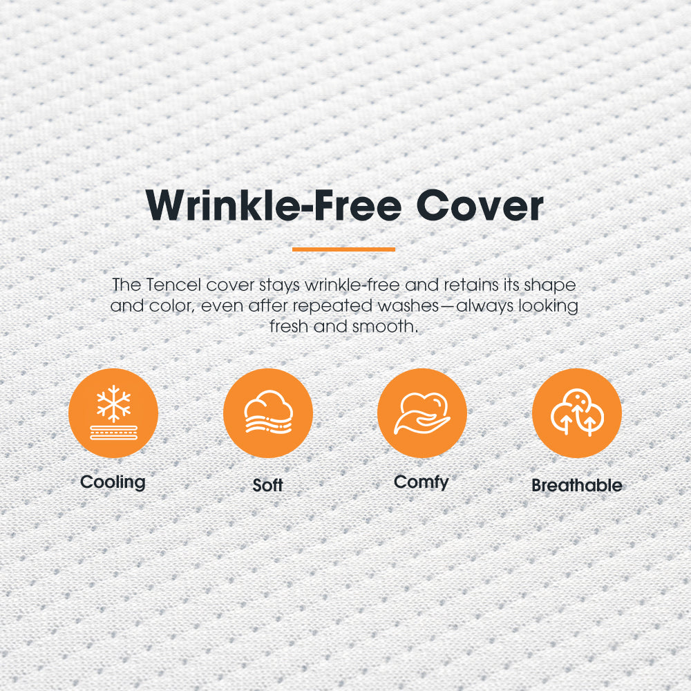 San Hima Caravan Mattress Topper Double Size Mat RV Bed 180cm x 135cm