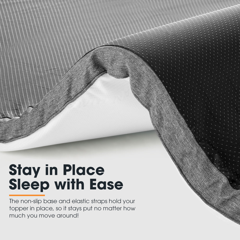 San Hima Caravan Mattress Topper Queen Size Mat RV Bed 188cm x 152cm