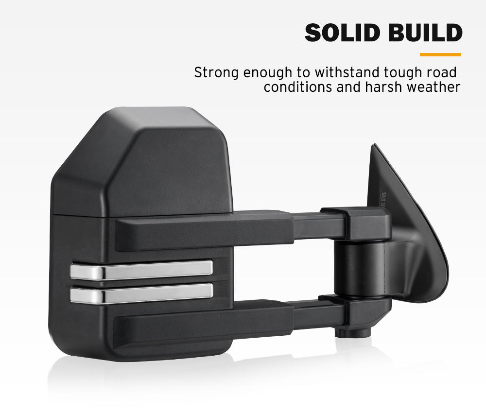 SAN HIMA Extendable Towing Mirrors Gen2 for Mitsubishi Triton MQ/MR 2015-2024