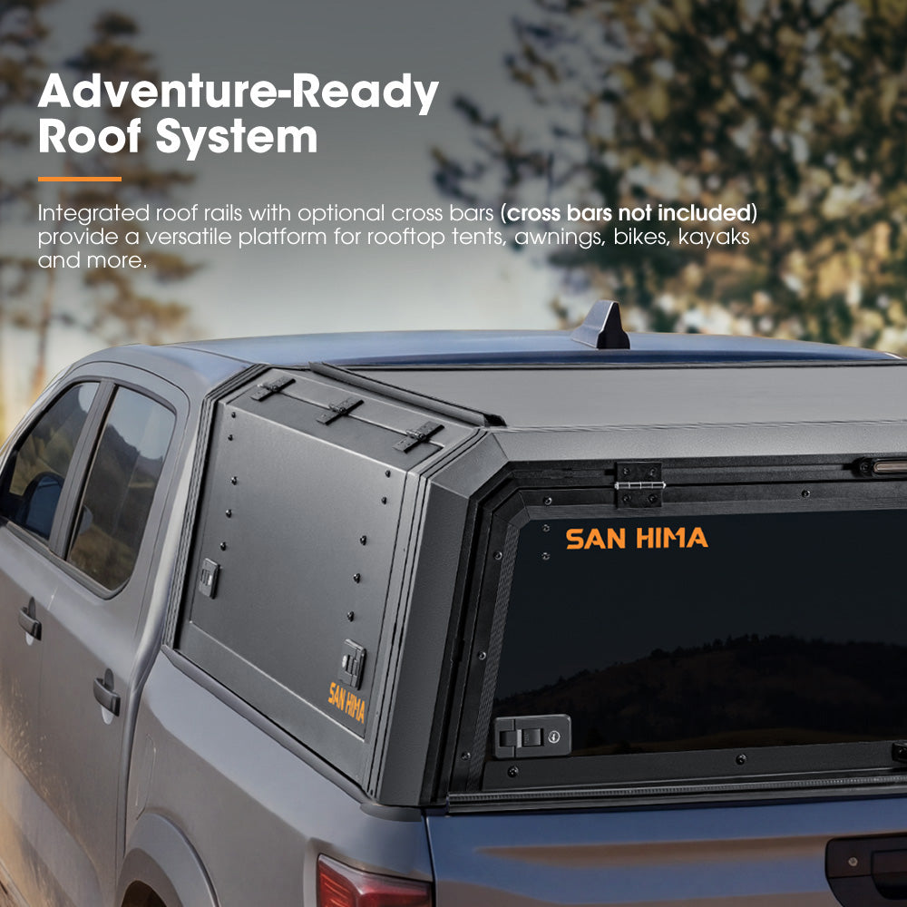 San Hima UTE Tub Canopy Fit Mitsubishi Triton MV 2024-On Dual Cab W/ Rivet Gun