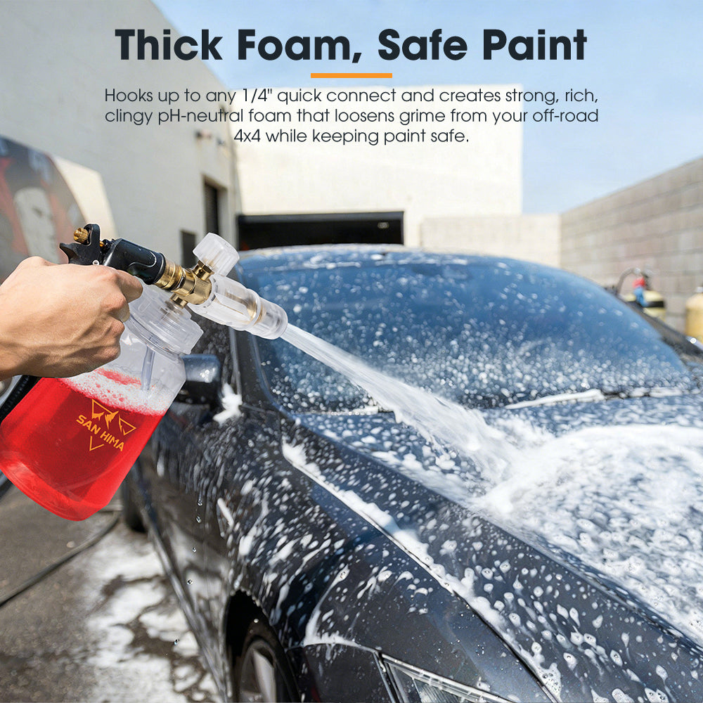 San Hima 18PCS Car Cleaning Kit Interior Exterior Detail Wash Polish Care Bucket