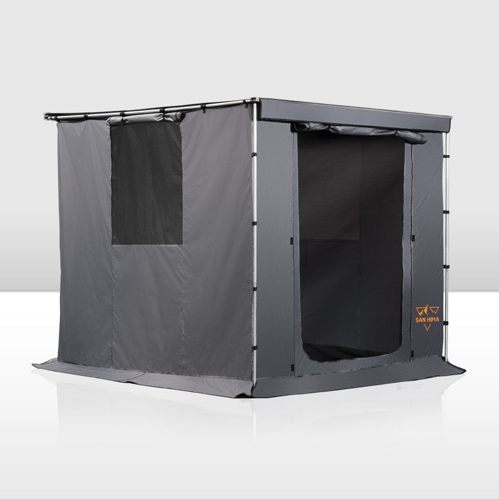 San Hima Car Side Awning 2x2.5m + Awning Tent Waterproof Portable SUV Camping Shade