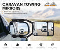 San Hima 2x Towing Mirrors Heavy Duty Universal Fit Strap On Towing