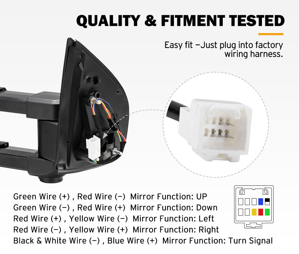 SAN HIMA Extendable Towing Mirrors Gen2 for Holden Colorado RG MY2013-MY20 with Indicator