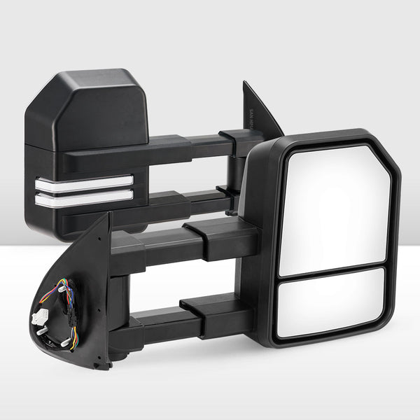 SAN HIMA Extendable Towing Mirrors for Toyota HILUX 20052015 N70