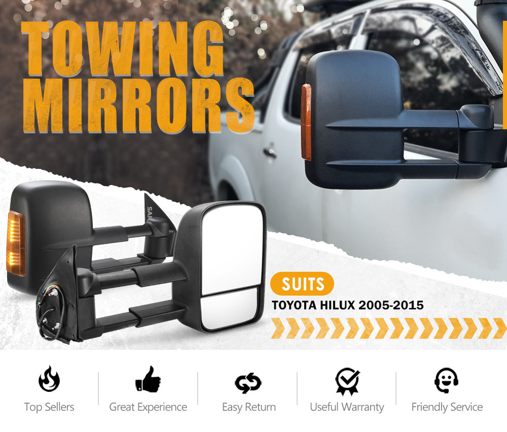 N70 Car no heated よりけり mirror glass, for TOYOTA HILUX VIGO