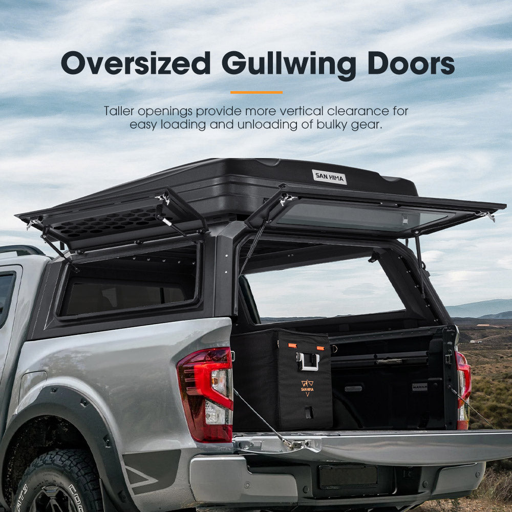 San Hima UTE Steel Canopy For Nissan Navara NP300 2021-On Dual Cab Not Fit Pro4X