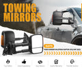 Pair Extendable Towing Mirrors for Ford Ranger Raptor 2012-MY2021 W/ Indicators